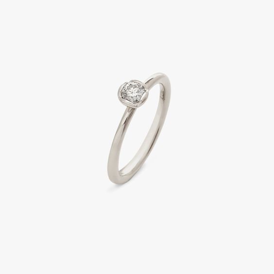 Marguerite 18ct White Gold Solitaire 0.25ct Engagement Ring